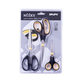 Nůžky univerzální/kancelářské sada 3ks (21 a 18,5 a 14cm) 2
