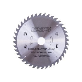 Kotouč pilový 210x2.9x30mm/40z