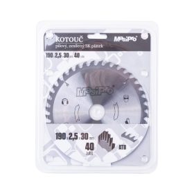 Kotouč pilový 190x2.5x30mm/40z 2