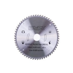 Kotouč pilový 190x2.5x30mm/60z