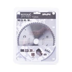 Kotouč pilový 190x2.5x30mm/60z 2