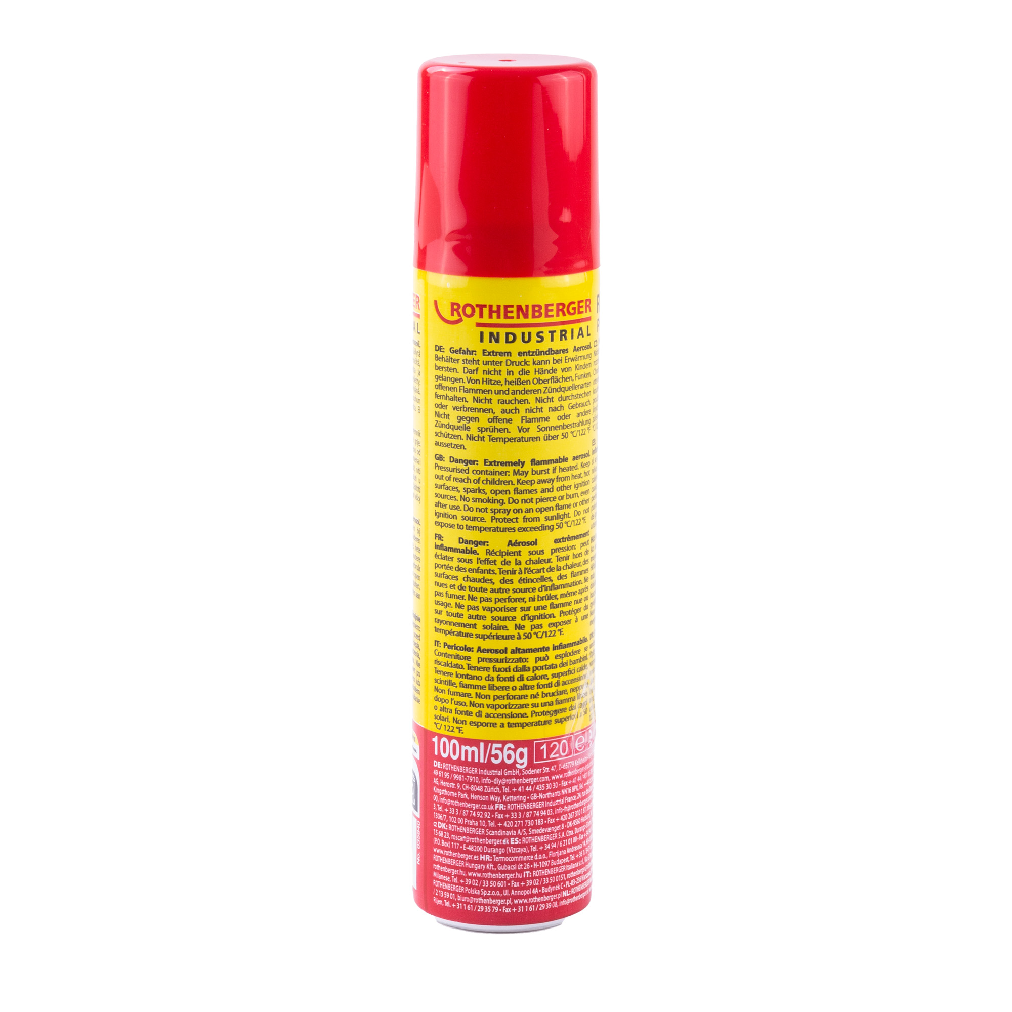 Kartuše plynová Rothenberger Rofill Super 100ml - kapalný plnič zapalovačů