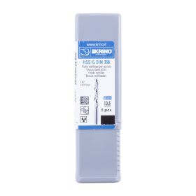 Vrták KRINO HSS-G 10,50 mm vybrušovaný, balení 5 ks 2