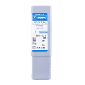 Vrták KRINO HSS-G 10,50 mm vybrušovaný, redukovaný, balení 5 ks 2