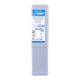 Vrták KRINO HSS-G 12,00 mm vybrušovaný, redukovaný, balení 5 ks 2