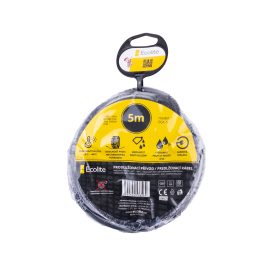 Kabel 5m 230V guma černý 3x1,5mm IP44 2