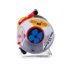 Kabel buben 33m, 4x230V, IP44,otočný kontakt 2