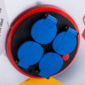 Kabel buben 33m, 4x230V, IP44,otočný kontakt 5