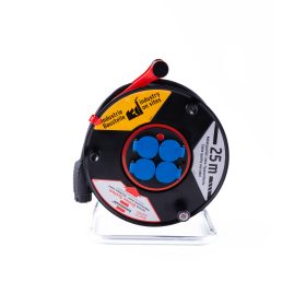 Kabel buben 25m ,4x230V ,IP 44 neopren,otočný kontakt neoprenový kabel průřez 3x2,5mm2 2