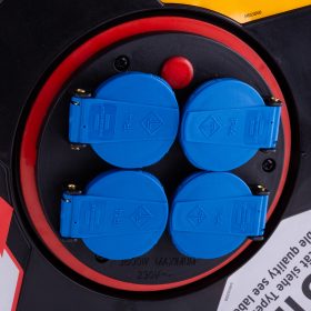 Kabel buben 25m ,4x230V ,IP 44 neopren,otočný kontakt neoprenový kabel průřez 3x2,5mm2 5