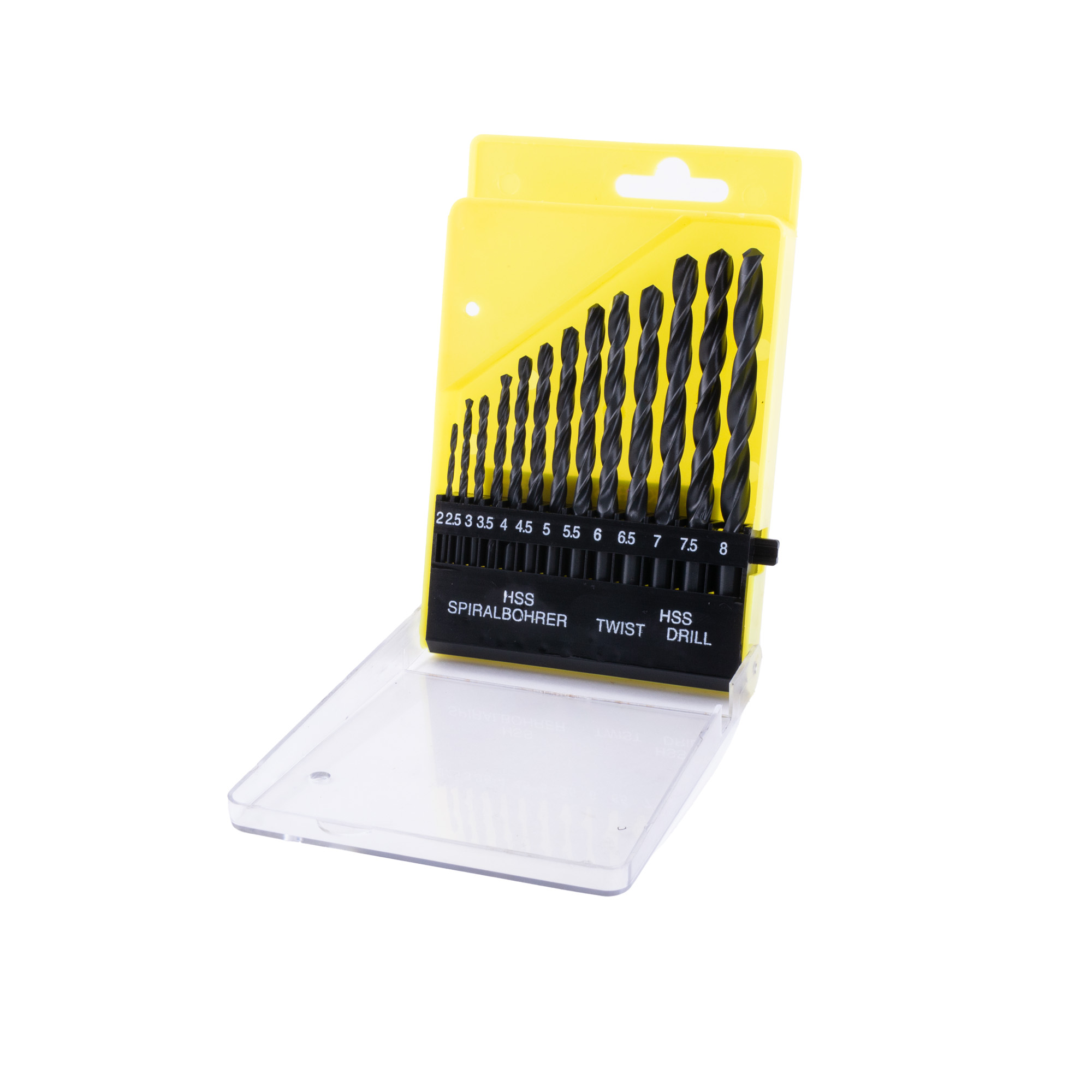 Vrtáky HSS plast 2-8mm/13ks