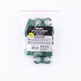 Spojka 16 mm flexibilní 10 ks, pro zahradní tyč s průměrem 16 mm 2