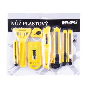 Nůž odlamovací, sada 8ks plast 2