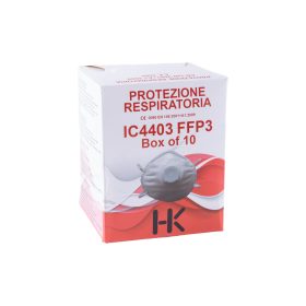 Respirátor FFP3, ventilek, bílý, balení 10ks 6