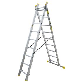 Žebřík Bayersystem 2x9 dvoudílný AL BS-DW 2x