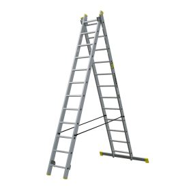 Žebřík Bayersystem 2x12 dvoudílný AL BS-DW 2x