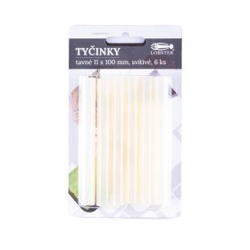 Tyčinky tavné 11x100mm 6ks SVÍTIVÉ 2