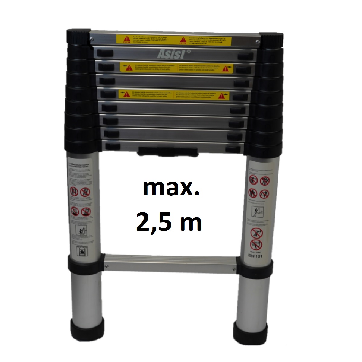Žebřík teleskopický Alu, 2,5m - AR99-6250