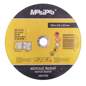 Kotouč řezný MasiPro ocel 230x2 mm 1