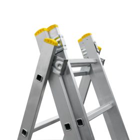 Žebřík Bayersystem 3x12 třídílný AL BS-DW 3x 5