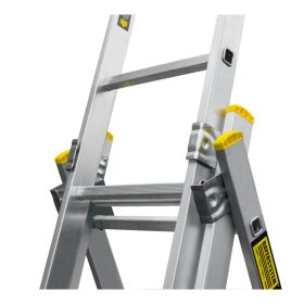 Žebřík Bayersystem 3x14 třídílný AL BS-DW 3x 6