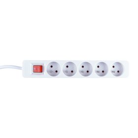 Kabel prodlužovací 5m/5 zásuvek s vypínačem IP20 3