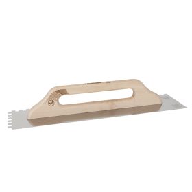 Hladítko K nerez 13x48cm zub 10x10 WOOD LINE/5411 2