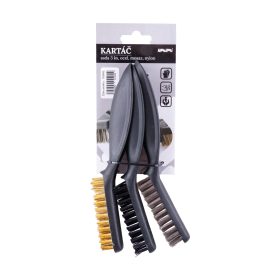 Kartáč 3ks/ocel,mosaz,nylon 2