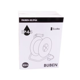 Kabel buben 50m 4x230V IP44 3x1,5mm ECOLITE 2
