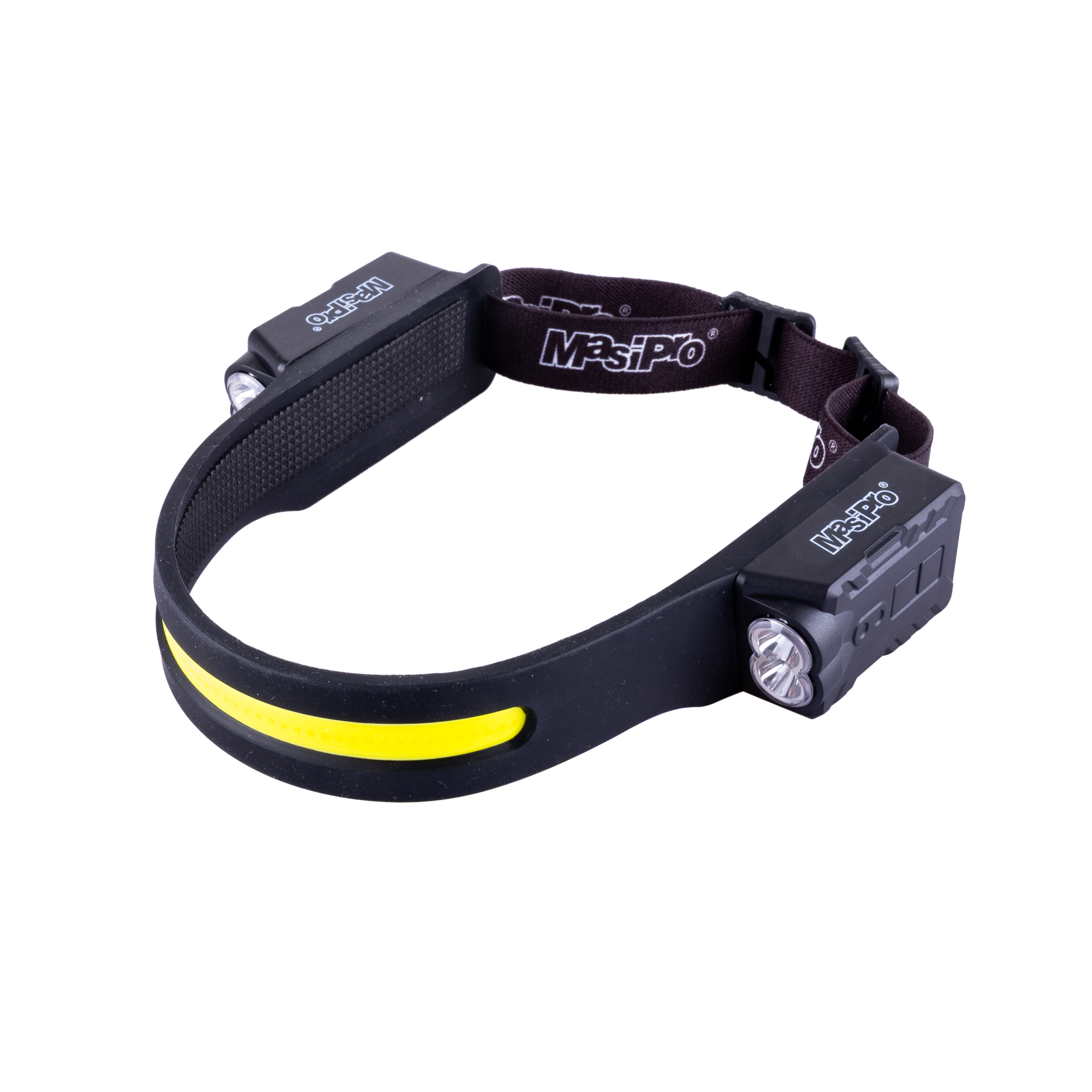 Svítilna LED+COB čelovka USB-C
