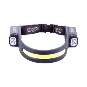Svítilna LED+COB čelovka USB-C 8