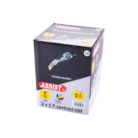 Nůž kovový ASSIST T 2v1 / metr sv.Assist 2,5m 2