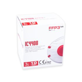 Respirátor FFP3, ventilek, bílý, balení 10ks 7