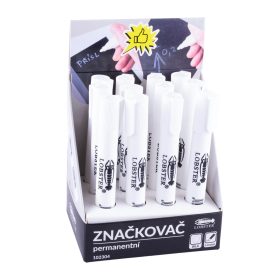 Značkovač permanent BÍLÝ 2