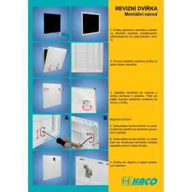 Dvířka revizní 400x600 bílá (zámek)/0117 2