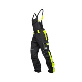 Kalhoty NEON lacl černo-žluté 2