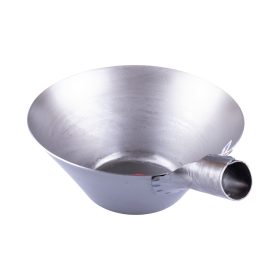 Naběračka OCEL 21,5cm s tulejí,zednická 3