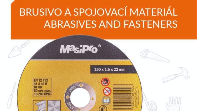 Obálka katalogu Brusivo a spojovací materiál