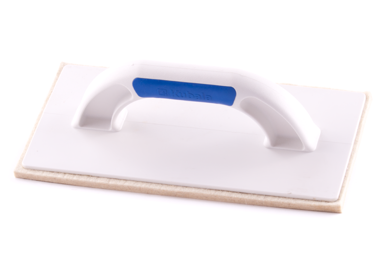 Hladítko K plast 28x14cm filc bílý/0382