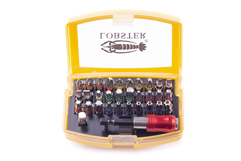 Bity sada 25mm/32ks včetně adaptéru