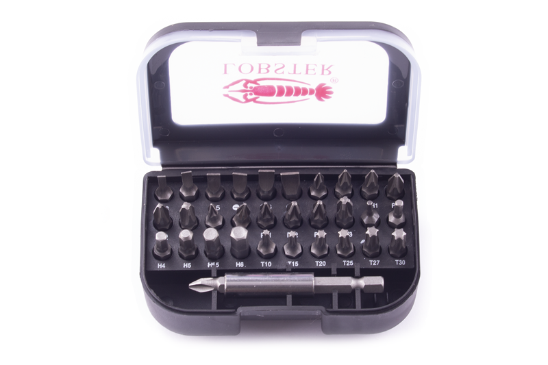 Bity sada 25mm/32ks včetně nástavce