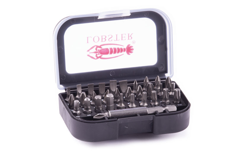 Bity sada 25mm/32ks včetně nástavce