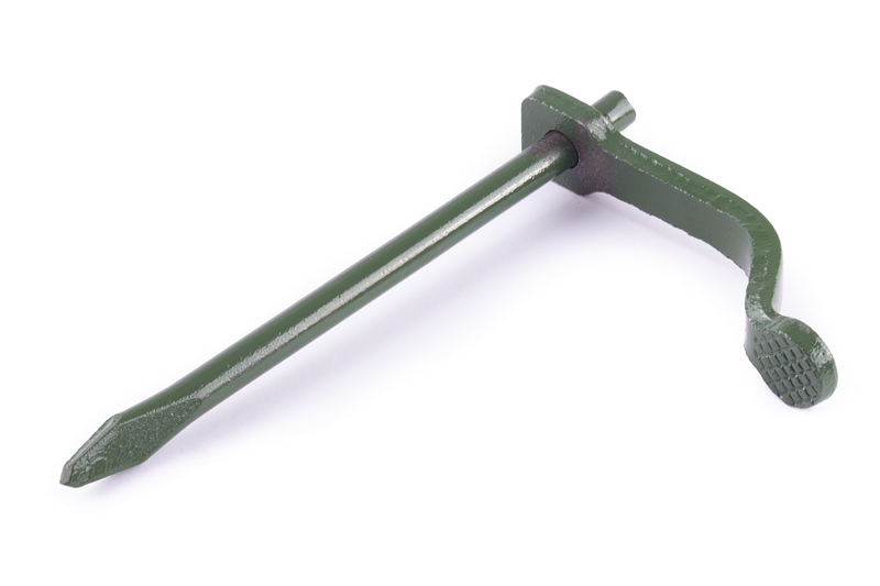 Skoba 190/10mm kulatá zelená