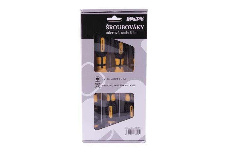 Šroubováky MasiPro úderové/6ks