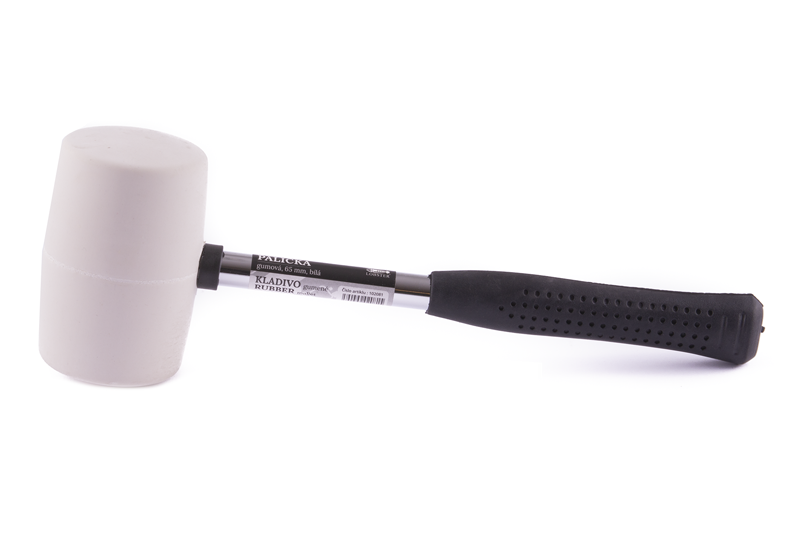 Palička gumová BÍLÁ 65mm