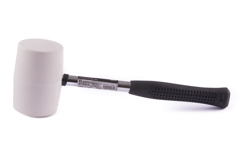 Palička gumová BÍLÁ 90mm