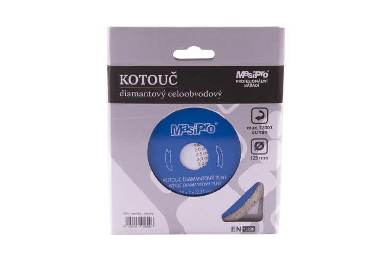 Kotouč diamantový plný 125 mm