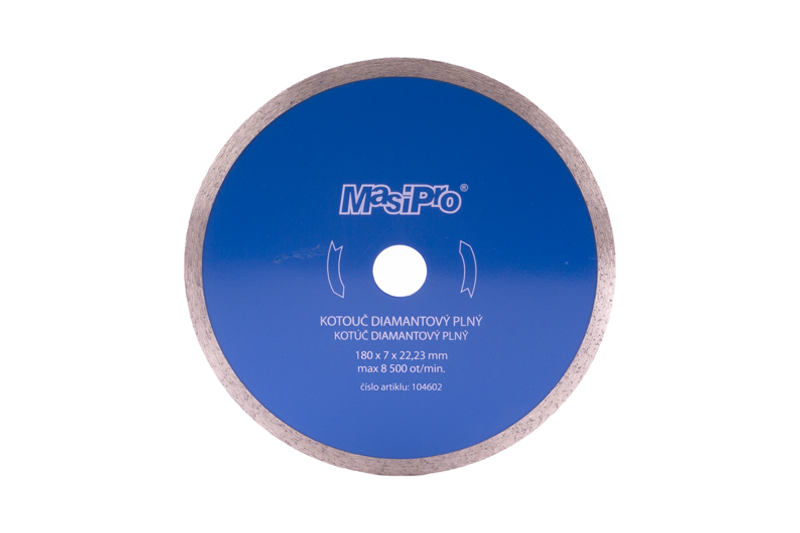 Kotouč diamantový plný 180 mm