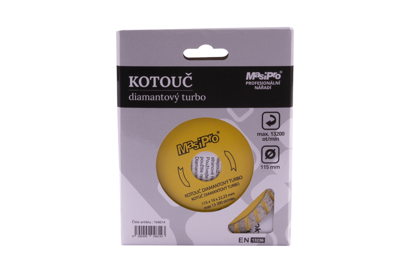Kotouč diamantový turbo 115 mm