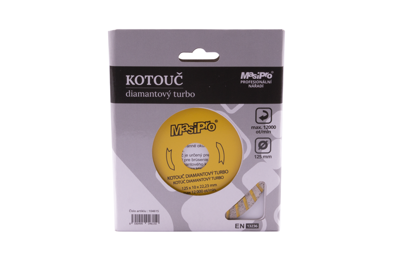 Kotouč diamantový turbo 125 mm
